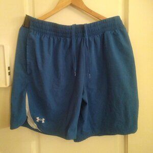 Under Armour Blue And White Sportswear Shorts XL In Men's